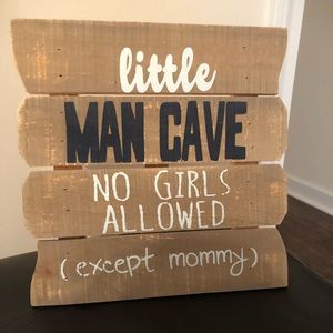 Little Man Cave Sign